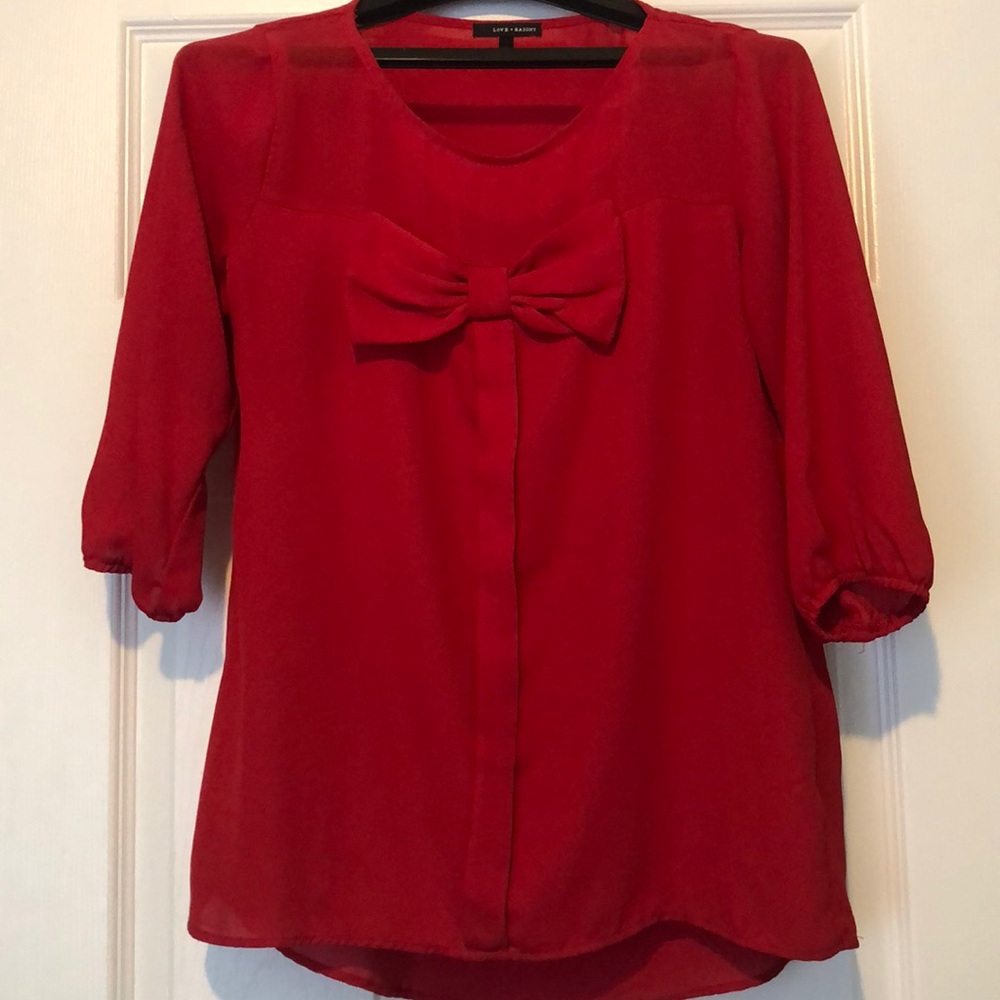 Red Blouse - Picture 2 of 3
